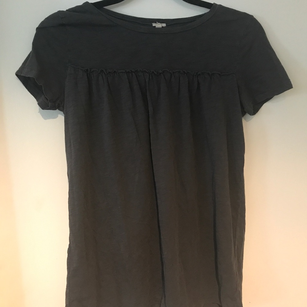J Crew top with Ruffle